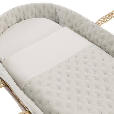 Couffin matelasse Rose+Vert 5 - vertbaudet enfant 
