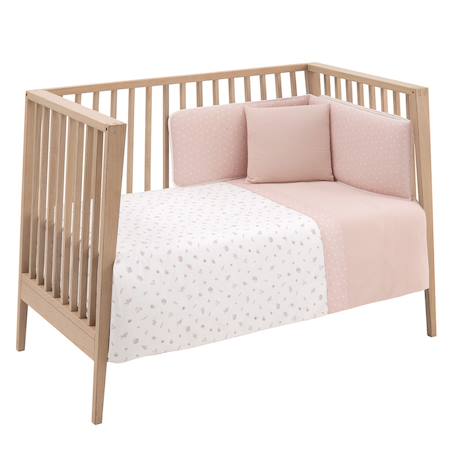 Jeu de literie pour lit bébé Rose+Vert 1 - vertbaudet enfant 