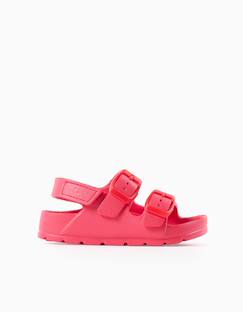 Chaussures-Sandales en caoutchouc avec fermeture à boucle et à scratch