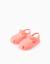 Sandales jelly avec fermeture à scratch Corail clair 2 - vertbaudet enfant 