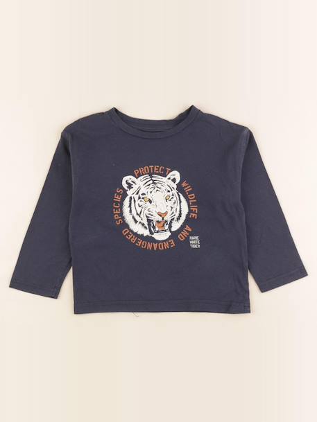 Tee-shirt - 4 ans Bleu 1 - vertbaudet enfant 
