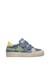 Sneakers en cuir et en daim singery low vl. Blanc-bleu+Céleste-beige 6 - vertbaudet enfant 