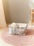 Bac de rangement rectangle esprit toile de jouy Bleu+Rose+Vert 1 - vertbaudet enfant 