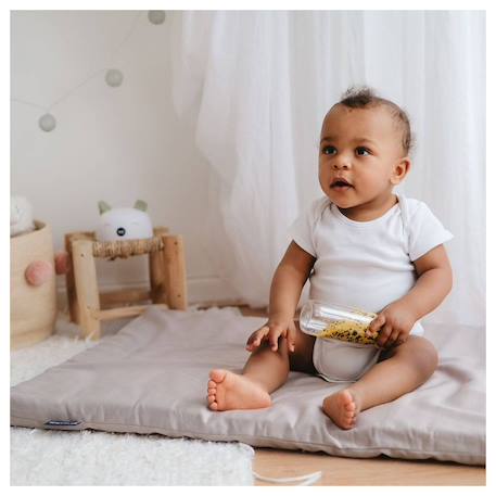 Matelas de voyage roll&go beige Beige 2 - vertbaudet enfant 