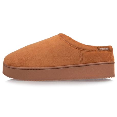 Chaussons mules ultra confortables, modernes, fourrés, avec une semelle plateforme de 3,5 cm Camel 3 - vertbaudet enfant 