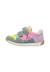 Sneakers en cuir et tissu sammy 3 vl. Beige-vert+Bleu foncé-orange+Céleste-jaune+Gris-bleu+Rose-fuchsia+Sage-rose 28 - vertbaudet enfant 