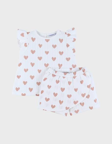 Fille-Pyjama bébé coton pointelle