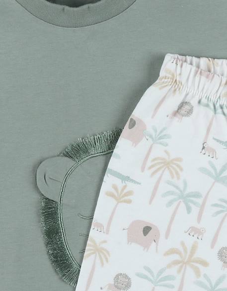 Pyjama bébé jersey imprimé Vert 5 - vertbaudet enfant 