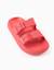 Sandales en caoutchouc avec double boucle Rose 2 - vertbaudet enfant 