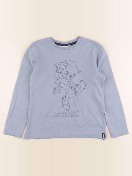 Tee-shirt - 10 ans Bleu 1 - vertbaudet enfant 