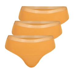 Vêtements de grossesse-Lingerie-Lot de 3 tangas menstruels femme athena