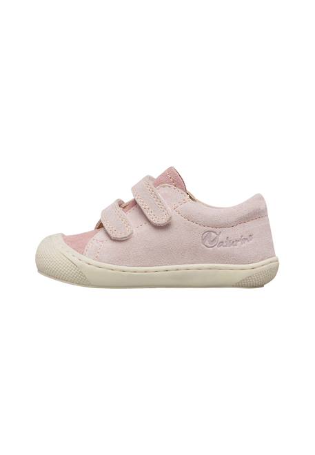 Chaussures en daim cocoon low vl Marron-sable+Rose- 8 - vertbaudet enfant 