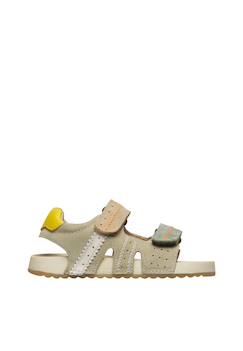 Chaussures-Sandales en suède et cuir sihur.