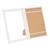 Cadre à dessin enfant a4 vitré - dessy Blanc+Rose+Vert 6 - vertbaudet enfant 