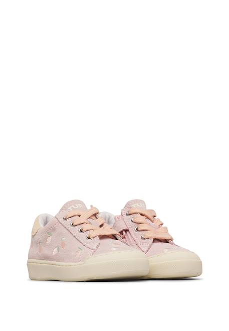 Sneakers en daim avec impression de citrons eindhoven 2 Rose-vanille 2 - vertbaudet enfant 