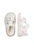 Sandales à bout ouvert « open toe » en tissu paros Blanc- 4 - vertbaudet enfant 