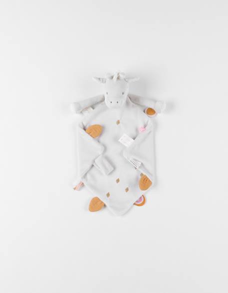Doudou gigi en veloudoux® Ecru 6 - vertbaudet enfant 