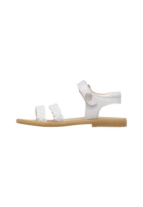 Sandales en cuir ilmy Blanc- 3 - vertbaudet enfant 