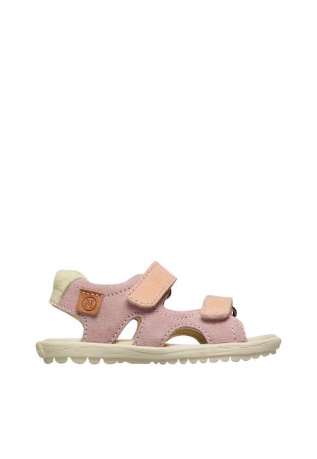 Sandales en daim sky Rose-+Sable-orange+Vert olive- 1 - vertbaudet enfant 