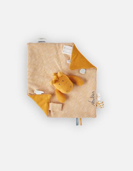 Doudou paco en coton bio Orange 4 - vertbaudet enfant 