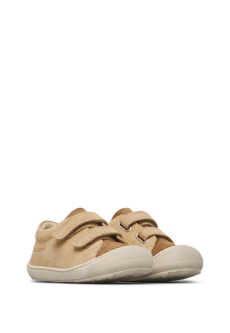 Chaussures en daim cocoon low vl Marron-sable+Rose- 2 - vertbaudet enfant 