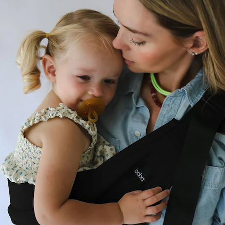 Porte-bébé boba buddy Gris+Noir 11 - vertbaudet enfant 