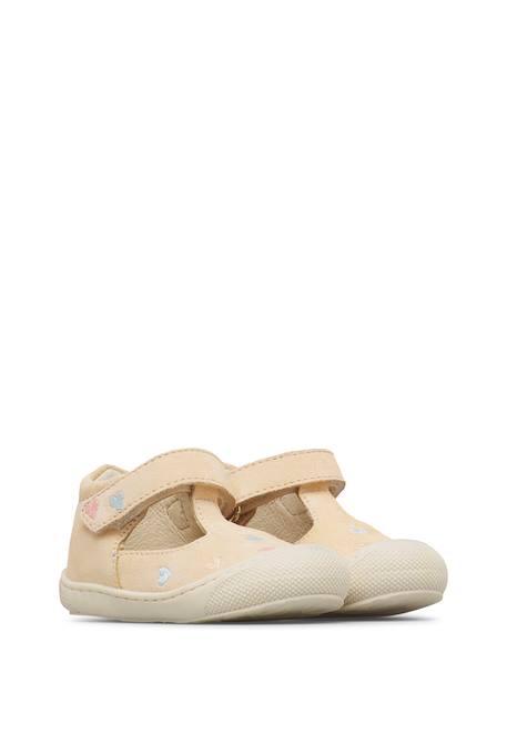 Sandales en daim indis embr Vanille- 2 - vertbaudet enfant 