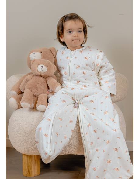 Gigoteuse nomade coton bio Blanc+Ecru 3 - vertbaudet enfant 