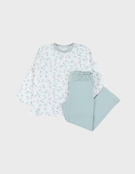 Pyjama bébé coton imprimé Bleu 1 - vertbaudet enfant 
