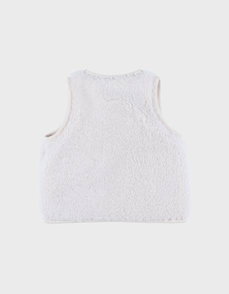 Veste sans manches en sherpa Beige 5 - vertbaudet enfant 