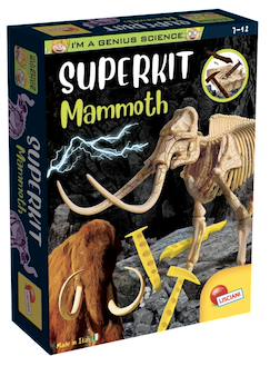 Jouet-Kit Scientifique pour explorer le Squelette du Mammouth - I'm Genius Science