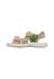 Sandales en cuir avec étoile dock Beige-+Bleu-jaune+Céleste-orange 3 - vertbaudet enfant 