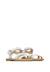 Sandales en cuir ilmy Blanc- 2 - vertbaudet enfant 