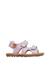 Sandales en cuir avec imprimé fruits sky Lilas- 1 - vertbaudet enfant 