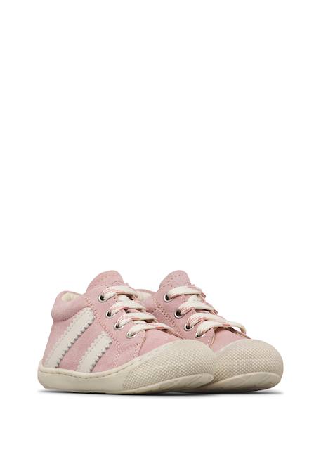 Chaussures en suède macks 3 Céleste-blanc crème+Gris tourterelle-bleu+Rose-blanc crème 12 - vertbaudet enfant 