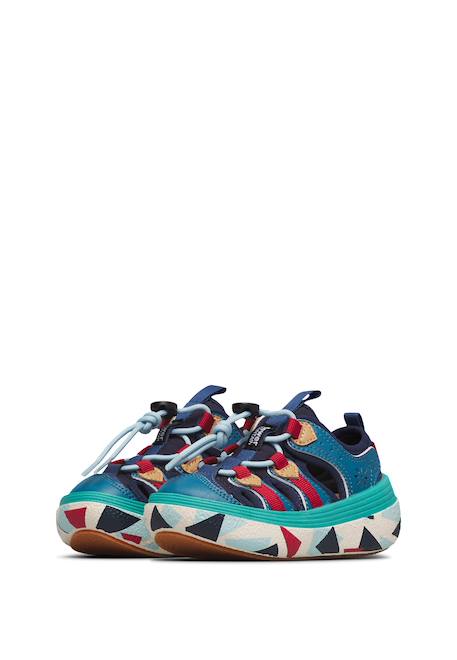Sandales semi chomei junior. Marine-bordeaux 5 - vertbaudet enfant 