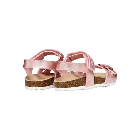 Sandales en cuir à scratch Rose 4 - vertbaudet enfant 