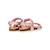 Sandales en cuir à scratch Rose 4 - vertbaudet enfant 
