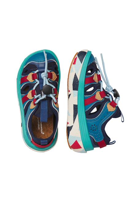 Sandales semi chomei junior. Marine-bordeaux 4 - vertbaudet enfant 