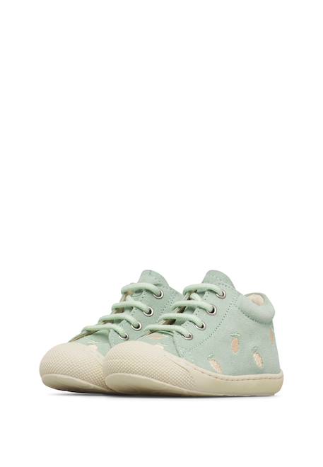 Chaussures en suède cocoon embr.lemonsoda Rose poudré-+Sable-+Vert menthe- 15 - vertbaudet enfant 
