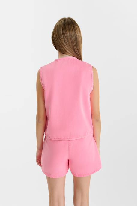 Gilet bandol Fluo pink 4 - vertbaudet enfant 