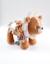 Peluche d'activités babou en veloudoux et mousseline Marron 6 - vertbaudet enfant 