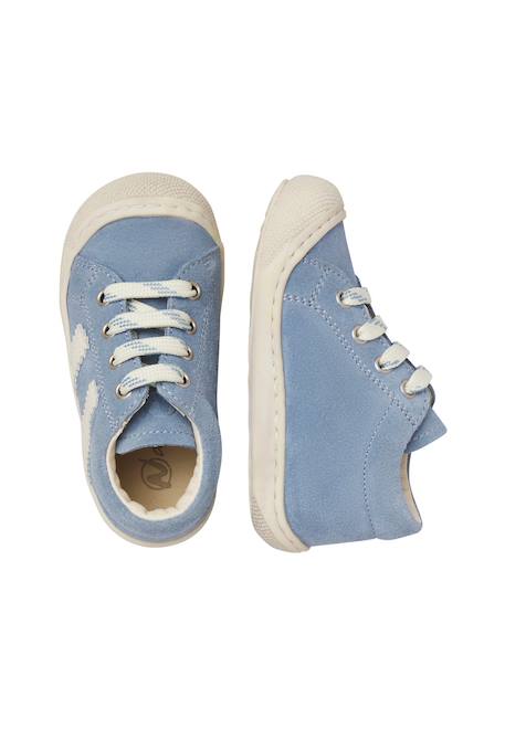 Chaussures en suède macks 3 Céleste-blanc crème+Gris tourterelle-bleu+Rose-blanc crème 4 - vertbaudet enfant 