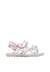 Sandales en cuir avec imprimé fleuri sky Blanc-rose 1 - vertbaudet enfant 