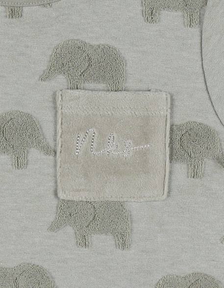 Pyjama bébé coton jacquard Vert 6 - vertbaudet enfant 