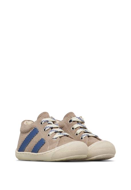 Chaussures en suède macks 3 Céleste-blanc crème+Gris tourterelle-bleu+Rose-blanc crème 7 - vertbaudet enfant 