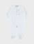 Pyjama bébé velours brodé Ecru 1 - vertbaudet enfant 