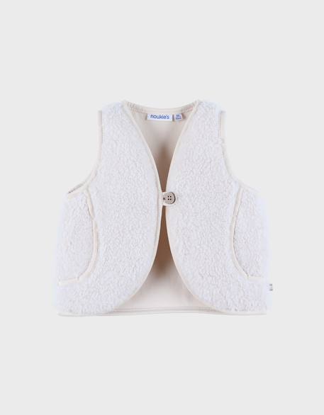 Bébé-Veste sans manches en sherpa