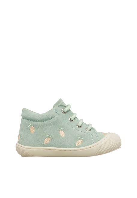 Chaussures en suède cocoon embr.lemonsoda Rose poudré-+Sable-+Vert menthe- 11 - vertbaudet enfant 