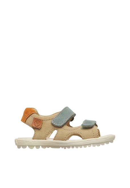 Sandales en daim sky Rose-+Sable-orange+Vert olive- 6 - vertbaudet enfant 